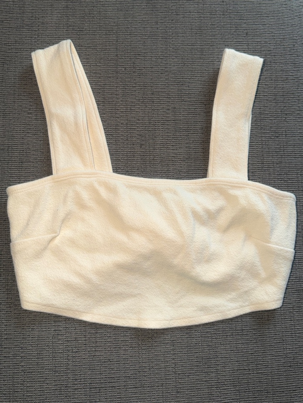 Free People Beach Cream Twist Front Crop Top - Picture 2 of 3